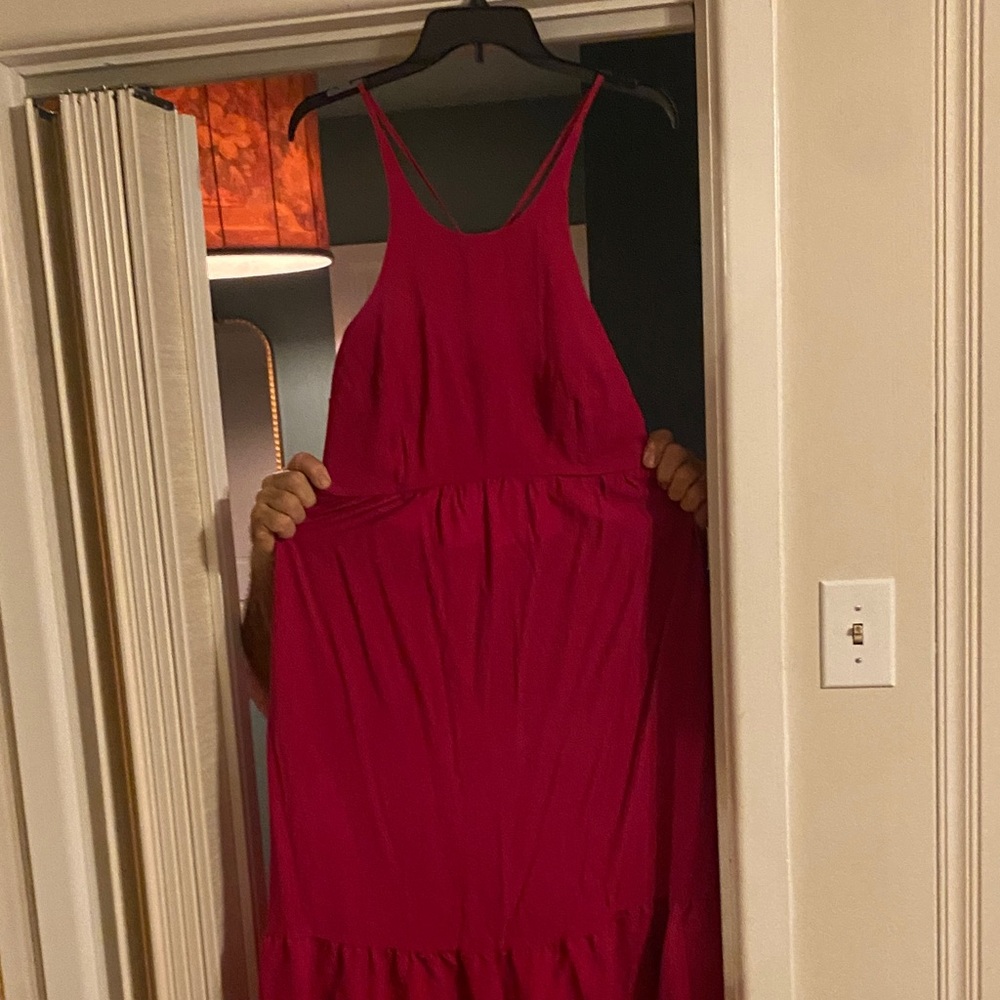 a new day Fuchsia Maxi Dress